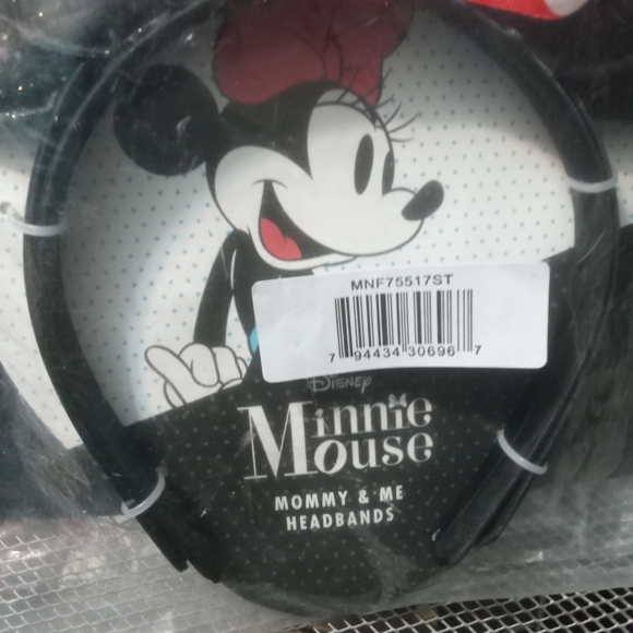DISNEY MINNIE MOUSE EARS HEADBANDS SET MOMMY & ME - Picture 1 of 2